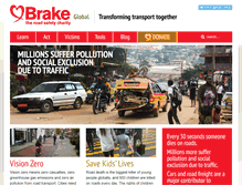 Tablet Screenshot of brake.org